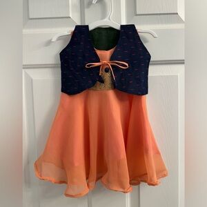 Indian Peach Dress